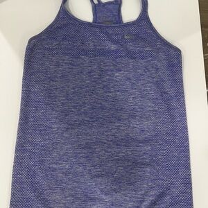 Nike Women's Heathered Purple Tank Top